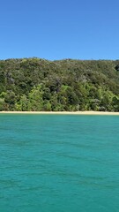 Sticker - Littoral du parc Abel Tasman - Nouvelle Zélande  