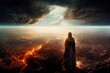 Apocalypse Jesus Christ End Days Revelation Bible Digital Art Epic Composition