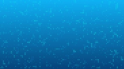 Abstract data and technology background loop, blue digital and hi-tech concept. Motion graphic for a background, wallpaper or a screensaver, seamless looping