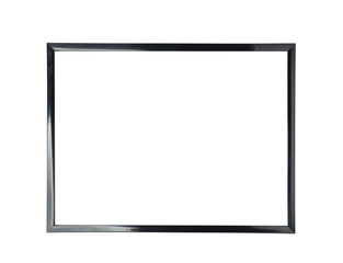 an empty black frame