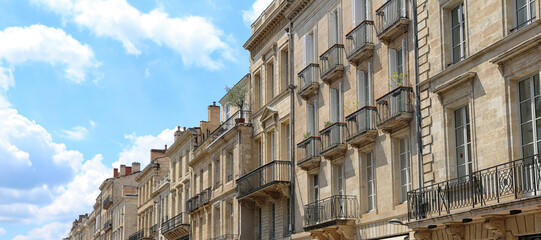 Wall Mural - Real Estate - France - Bordeaux - uptown facade	