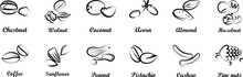 Crustaceans Icon Collections Vector Design