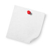 Blank Note Paper with Pin