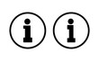 © Lunaraa - Info sign icon vector for web and mobile app. about us sign and symbol. Faq icon