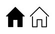 © Lunaraa - House icon vector for web and mobile app. Home sign and symbol