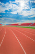 © ABCDstock - Red runway and seat scene in the stadium