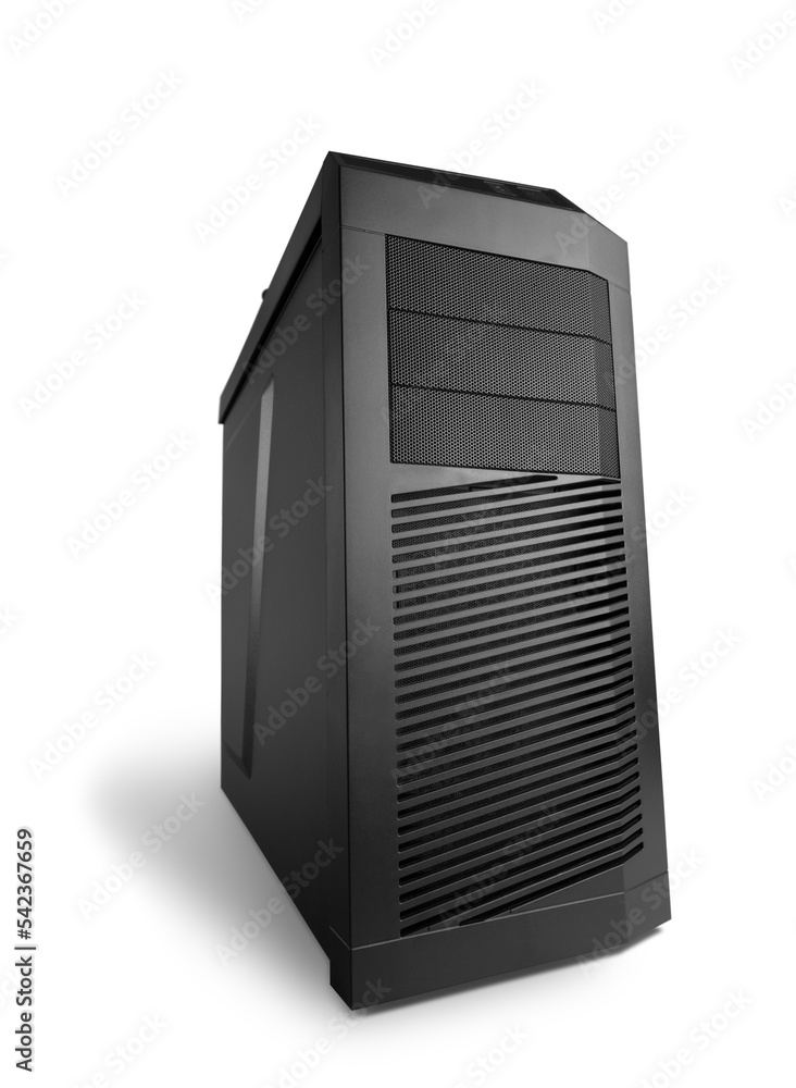 Box Type Computer Pc computer box computer case computer tower isolated chassis Stock ...
