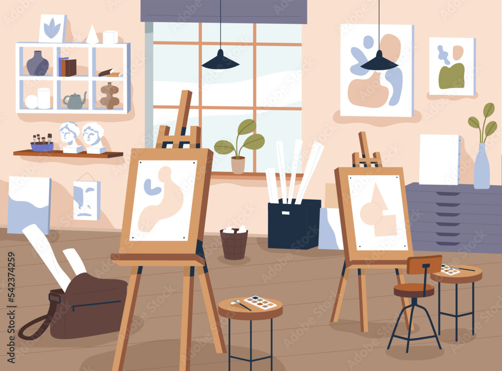 classroom illustration drawing
