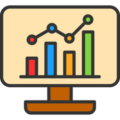 Canvas Print - Analytics Icon