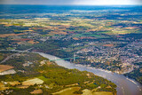 Fototapeta Miasto - Loire Valley and La baule atlantic ocean coastline