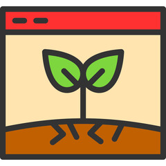 Sticker - Organic Icon