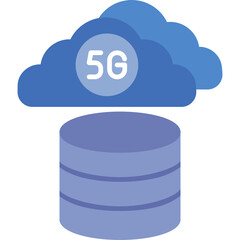 Sticker - Cloud Database Icon