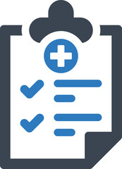 Poster - Medical diagnosis report icon