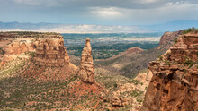 Colorado National Monument In Grand Junction, Colorado- Independence Monument View 