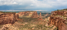 Colorado National Monument In Grand Junction, Colorado- Independence Monument View 