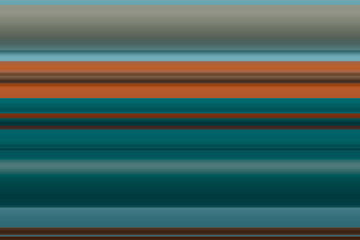 Poster - Teal and orange striped modern background for horizontal futuristic multicolored wallpaper gradient.