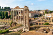 Ruins of Roman Forum in Rome, Italy