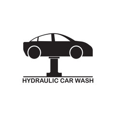 Sticker - hydraulic car wash icon