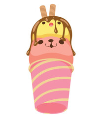 Poster - kawaii ice cream