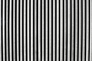 Corrugated metal sheet background. Grunge old grainy metal texture. Silver color industrial pattern. Garage construction gray striped wall.