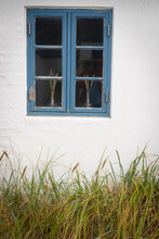 Thy National Park, Denmark - August 22, 2021:  Window In Fisherman House