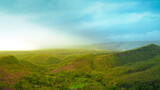 Fototapeta Sawanna - panorama of the mountains