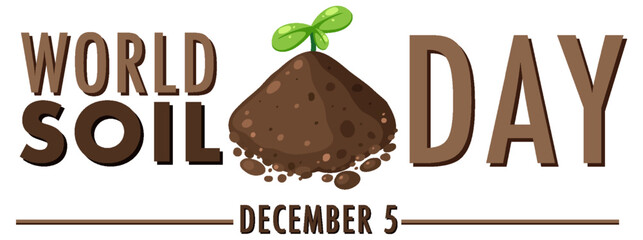 Sticker - World Soil Day Banner Design