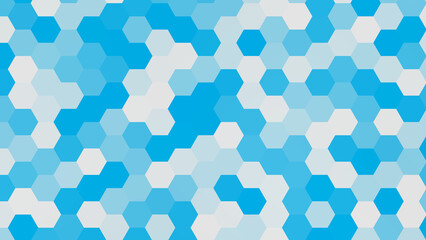 Wall Mural - 3D Parametric Color Hexagon Pattern - Bottom View