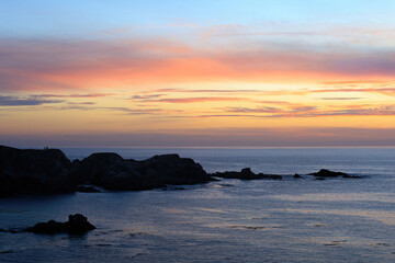 Wall Mural - Sunset Views via Soberanes Point at Garrapata State Beach, Carmel, California.