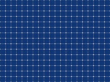 Solar Panel Grid Seamless Pattern. Sun Electric Battery Texture. Solar Cell Pattern. Sun Energy Battery Panel Seamless Background. Alternative Energy Source. Vector Illustration On Blue Background.