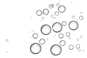 Wall Mural - Clear bubbles