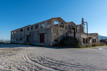 An Abandoned Derelict Factory Building That Used To Produce Olive Oil.