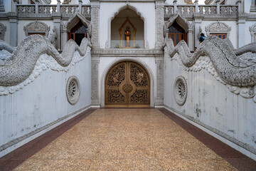 Buu Long pagoda has the unique combination of architectural style of India, Myanmar, Thailand and Vietnam, located at Ho Chi Minh city, Vietnam