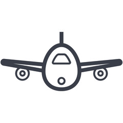 Poster - Airplane Line Illustration