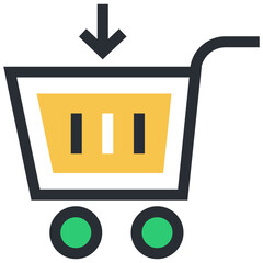 Sticker - Add to Cart Vector Icon