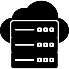 Wall Mural - Cloud Server Icon