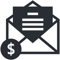 Poster - Business Letter Vector Icon