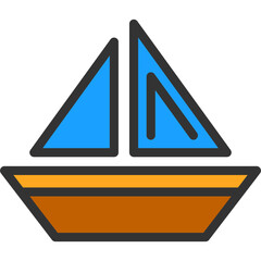 Sticker - Boat Icon