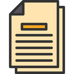 Sticker - Document Icon