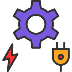 Sticker - Power And Energy Icon