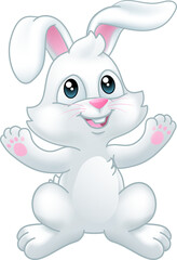 Wall Mural - Easter Bunny Rabbit Cartoon