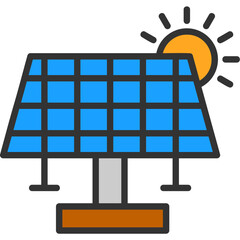 Sticker - Solar Energy Icon