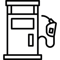 Wall Mural - Fuel Station Icon