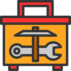 Wall Mural - Toolbox Icon