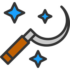 Sticker - Sickle Icon