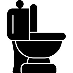 Wall Mural - Toilet Icon