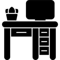 Sticker - Desk Icon