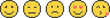 © NK - Cute pixel emoticons. Set of Emoji. Smile icons. Pixel art  illustration