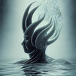 water aqua spirit maiden artwork