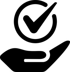 Sticker - Check mark icon design